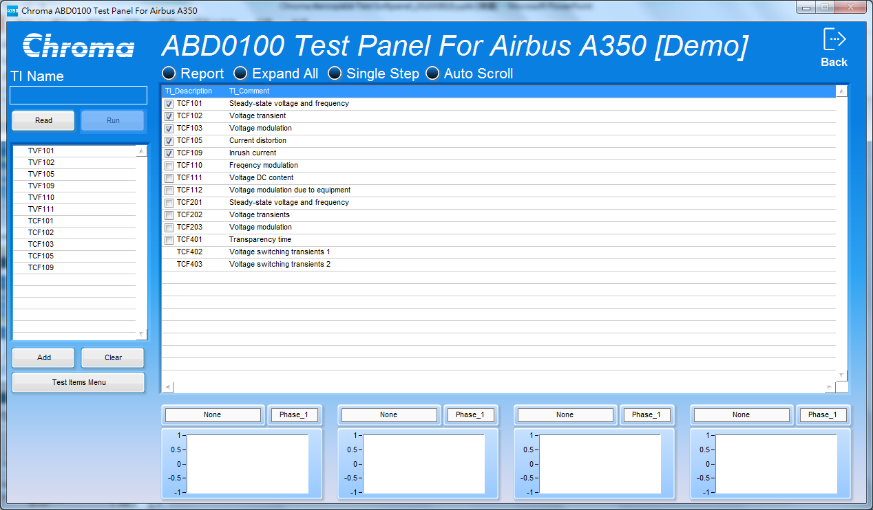 Chroma Abd0100.1.8.1航空航天试验软玻璃